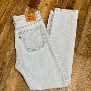 Levi's 501 Straight Leg Jeans Classic Light Wash